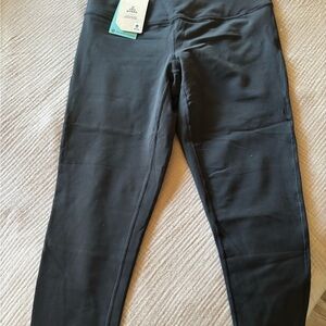 Prana Black Activewear Transform Capri Leggings